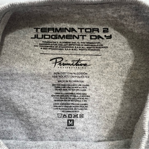 Primitive Gray Long Sleeve with Futuristic Graphic - Men’s Size M - Picture 3 of 7